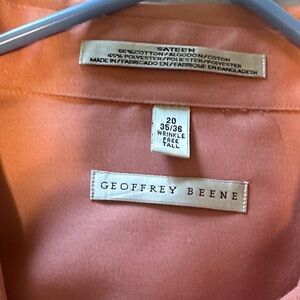 Geoffrey Beene Coral Dress Shirt